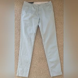 Armani Slim Light Blue Chinos 29x32